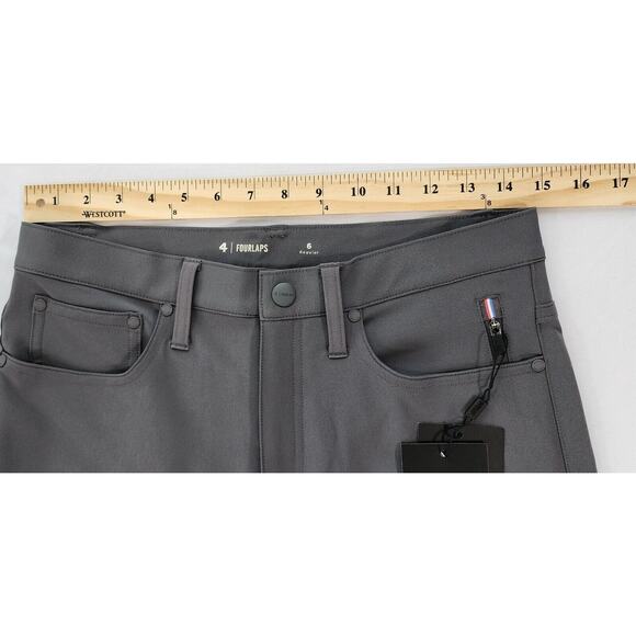 Fourlaps Pants Womens Slim Fit 6 Grey Graphite Evolve Active Water Repellent - Picture 6 of 16